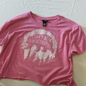 Cropped Rue 21 Tee Size Large